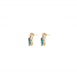 KEMET BEE AQUA TOPAZ STUDS
