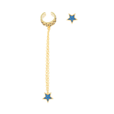 EAR CUFF CHAIN MIMOSA ZAFIRO