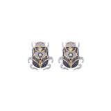 DELIRIO ANKA LONDON BLUE STUD EARRINGS