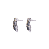 DELIRIO ANKA LONDON BLUE STUD EARRINGS