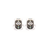 DELIRIO ANKA ONYX STUD EARRINGS