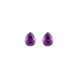 NU ANKA DROP AMETHYST STUDS