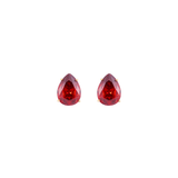 NU ANKA DROP GARNET STUDS