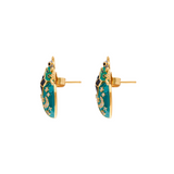THEA LIGHT JADE STUDS EARRINGS