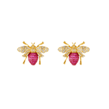 ZIKI WASP RUBY WINGS STUDS