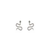 MINI RHODIUM SERPENTINA STUDS