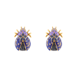 THEA PURPLE SHADES STUDS EARRINGS