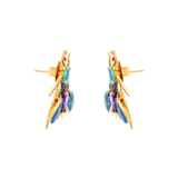 VESPA RA BLUE AMETHYST STUDS EARRINGS