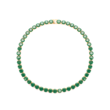 COLLAR TENNIS BOLD MILKY GREEN