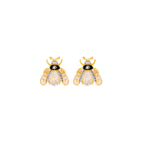 MINI VESPA HAPPI PEARL CRYSTAL STUDS