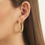 HOOPS KIRA ZAFIRO MICROCRISTAL