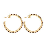 HOOPS LANTANA OVALO FULL BROWN