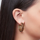 HOOPS LANTANA OVALO FULL BROWN