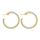 HOOPS LANTANA OVALO FULL TURQUESA