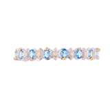 NILO AQUA EVIL EYE BRACELET