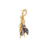 VESPA RA BLACK CRYSTAL PENDANT